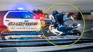 DO NOT RUN FROM COPS | CRAZIEST MOTORCYCLE POLICE CHASES | BIKERS vs COPS |  #2