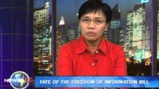 NewsLife Interview: Malou Mangahas - Fate of the Freedom of Information Bill