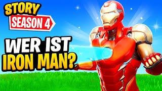 Wer ist IRON MAN? Tony Stark ADOPTIERT!? | Season 4 BOSS & HELDEN Story | Fortnite Event Geschichte