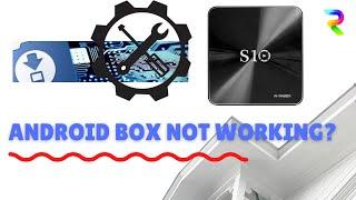 S10 Android box troubleshooting and repair and fix (S912) #androidbox #androidrepair