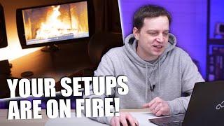 Reacting to YOUR gaming setups… For the first time!