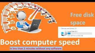 Boost and clean Your PC  Performance Without Any Software | Clean Your PC in 2 Minutes | win 11/10/8