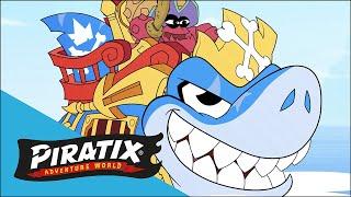 PIRATIX ‍️ Episodio: A la caza de King Shark | Serie de DIBUJOS para NIÑOS