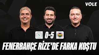 Rizespor - Fenerbahçe Maç Sonu | Ali Ece, Mustafa Demirtaş, Emek Ege | NAKAVT