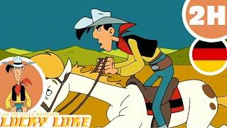  Lucky Luke auf dem Rücken seines Pferdes Jolly Jumper  - Kompilation