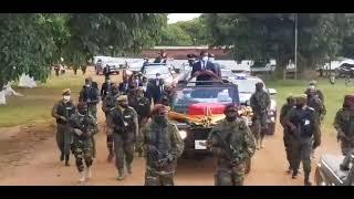 President Hakainde Hichilema commissions Zambia Army Officer Cadets at Kohima Barracks in Kabwe.