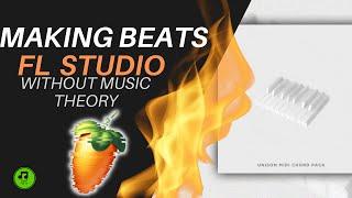 Is The Unison Midi Chord Pack Worth It?? Making An Afro House Beat Without Music Theory | FL Studio