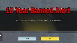 Many Player Getting Ban for 10 Year