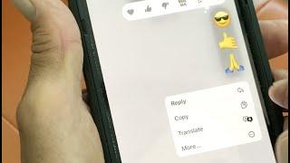 How to copy and paste emoji's in a text message on iPhone 13 Pro Max