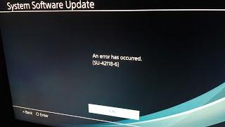 Ps4 software update 7.51 error SU-42118-6 fix with tighten disc drive ribbon & replace thermal paste