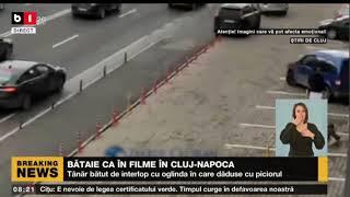 CLUJ NAPOCA - UN BĂRBAT A FOST SNOPIT ÎN BĂTAIE DE UN INTERLOP ÎN PLINĂ STRADĂ_Stiri B1_21 dec 2021