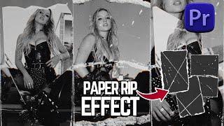 PAPER RIP EFFECT | PREMIERE PRO TUTORIAL | Gaga M.