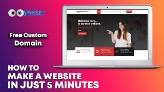 How to make a website in 5 min