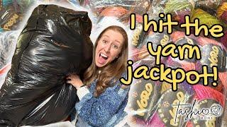 I got $1300+ of yarn FOR FREE!!!  // Tashi at Home Vlog