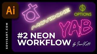 #2 Erstaunliche Neon-Schilder in Adobe Illustrator von Iren Kolt