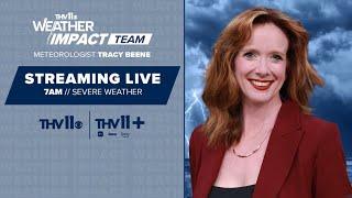 Severe weather coverage with THV11's Tracy Beene