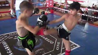 KICKBOXING FIGHT: 10-Year-Old Boys (Iran vs Azerbaijan)