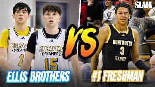 Eli & Isaac Ellis  #1 Ranked Freshman in HS  | Moravian Prep vs Huntington Prep 