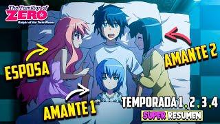 ERA TRATADO como 1 PERR0 pero ACABÓ ENAMORANDO hasta a LA REINA ZERO NO TSUKAIMA 1-4 SUPER RESUMEN