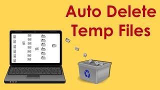 How to automatically delete temp files in windows 10