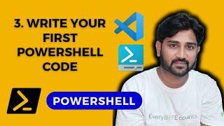 3. Write your first PowerShell Code | #powershell #powershellscripting #microsoft #azure