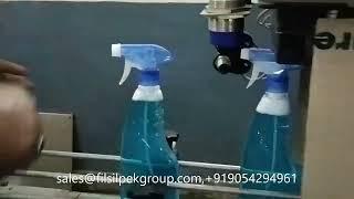 Automatic #homecare Liquid Packing Machine, #glasscleaner ,#floorcleaner - Filsilpek - +919054294961