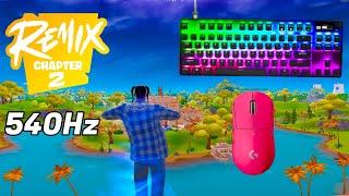 SteelSeries Apex Pro TKL ASMR  Solo Gameplay  Satisfying Keyboard Fortnite 360 FPS 4K