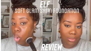 New! ELF Soft Glam Satin Foundation Review + Wear Test | Allurebyash