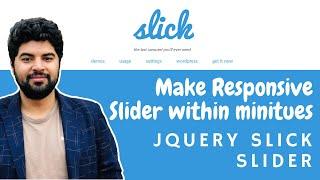 Make Responsive Slider within Minutes With Slick | Jquery Slick Slider ( Urdu / Hindi )