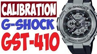 Casio G-Shock GST-410 manual for calibration if not sync