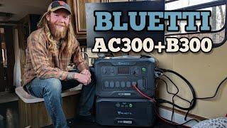 BLUETTI AC300+B300 Powering our Off-Grid Homestead Tiny Home