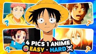 ANIME FIRST EPISODE QUIZ  4 PICS 1 ANIME  (SUPER EASY ▶️ HARD)