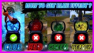 HOW TO GET BLUE HIT EFFECT IN PUBG MOBILE ? | BLUE VS RED VS GREEN VS YELLOW | TYSON NOOB GAMER