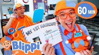 Blippi Gets A Haircut! ️ - Blippi 1 HOUR Marathon! | Educational Videos for Kids