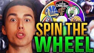 SPIN THE WHEEL OF NBA TEAMS! NBA 2K18 SQUAD BUILDER