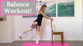 Balance Exercises - 10 Minute Home Workout to Improve Balance