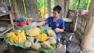 How To Make Delicious Corn Cake at home - Enjoy the wonderful corn cake results - orphan boy Thanh