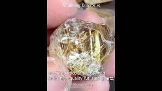 What is it Rutillated?#gemstone #rutilatedquartz #stone #gems