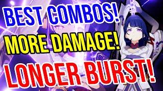 Raiden's BEST COMBOS and BURST EXTENSION! Master the Electro Archon! Genshin Impact