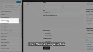 Material Design for Gravity Forms in Single Click