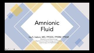 Amniotic Fluid