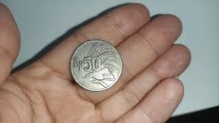 RP 50 bank Indonesia 50 rupiah 1971 coin