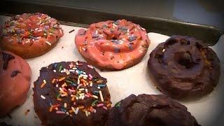 Making Old Fashioned Doughnuts from scratch, thanks chefsteps.com!