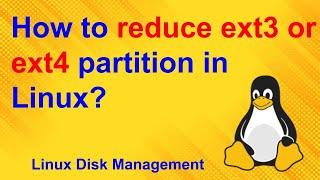 How to reduce ext3 or ext4 file system in Linux?