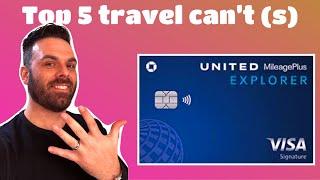 5 most underrated credit card features and top 5 travel  luxuries I can’t travel without.Amex, Chase