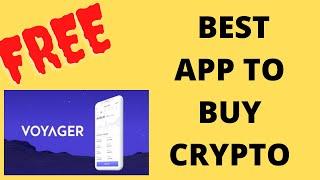 VOYAGER....THE APP TO BUY CRYPTO WITH NO FEES!!!!!!