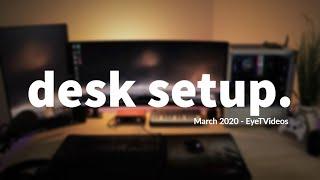 Studio/Desk Setup Tour March 2020 - DIY and BUDGET SETUP