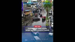 PASPAMPRES Keluar dari Mobil saat Bobby Nasution Adang Angkot Nakal