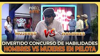 Divertido Concurso de Habilidades: Hombres vs. Mujeres en Pelota