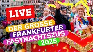 Der große Frankfurter Fastnachtszug | Livestream